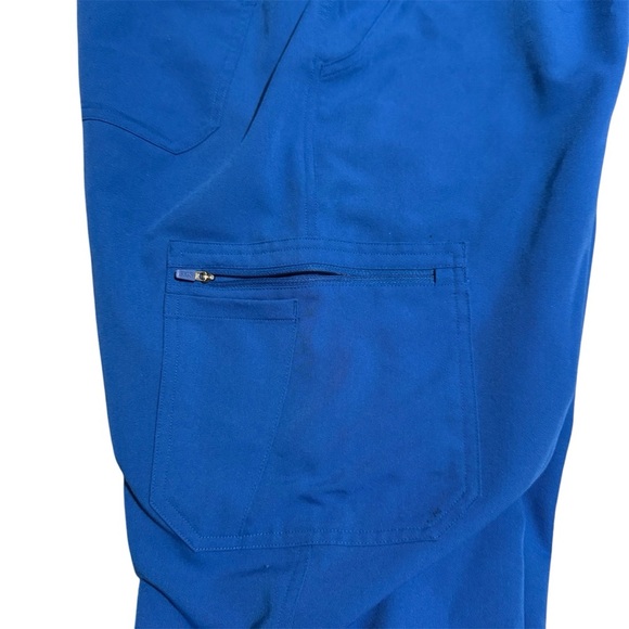 women's Royal Blue Yola™ High Waisted 2.0 - Skinny Scrub Pants - Picture 4 of 4